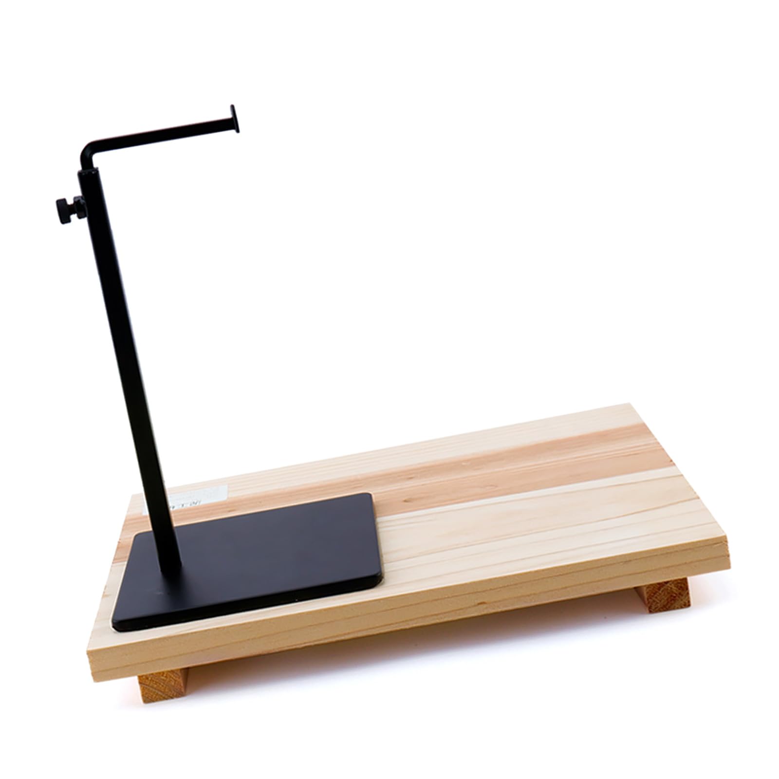 Fhsqwernm 30X24x3.4cm Adjustable Clay Sculpture Display Stand With Wood Base For Pottery Clay Carving Shaping Modelling And Art Project