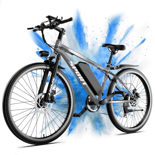 Image of ASKGO Electric Bike for Adults, 1500W Peak Mountain Ebike, 65 Miles Range, 7 Speed, 48V 10.4Ah Removable Battery Ebike, 26 inch Electric Bicycle for Commute