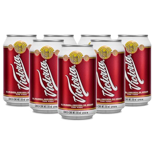 Cerveza Victoria tipo Viena 24 latas de 355 ml, aroma a maltas y lúpulo,...