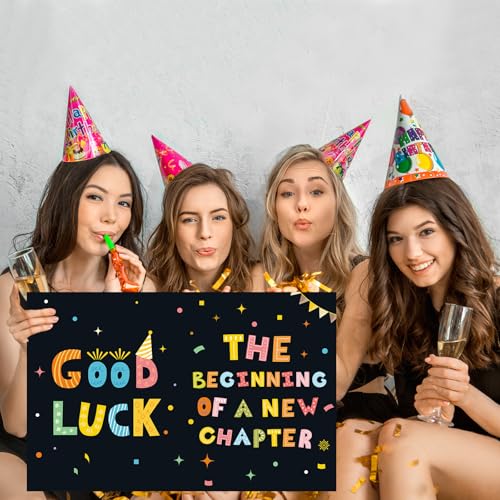 Image of Jumbo Farewell Card with Envelope, Big We Will Miss You Card, The Beginning of a New Chapter Decoration, Farewell Party Decorations, Happy Retirement Party Decorations, Going Away Party Graduation (14x22iinch)