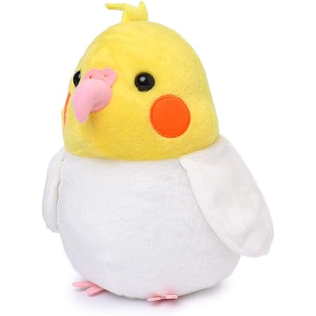 Amazon ぬいぐるみ 鳥 ぽてぴよ Mサイズ ポテピヨ バード 癒しグッズ 可愛い 黄色 グッズ もこもこ ふわふわ 人形 アニマル 贈り物 キッズ 子供 鳥好き 全長25cm シューズ バッグ