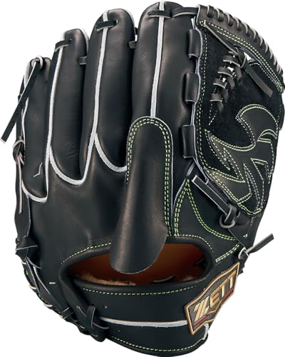 ゼット(ZETT) 硬式野球 グラブ プロステイタスSE ピッチャー用 ブラック(1900) 右投げ用 BPROG611S