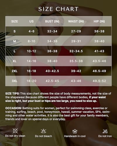 Image of SHAPELLX Tummy Control Swimsuits Women One Piece Shapewear Bathing Suit V Neck Ruched Push Up Swimwear Built-in Bra
