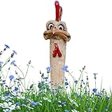 Handcrafted with Durable Materials: Each courtyard sculpture is handcrafted by skilled resin artists, made from high-quality materials and hand-painted with a weather-resistant coating. This ensures that the hidden long neck animal decorations do not fade under the sun, maintaining their charm and vibrancy over time.