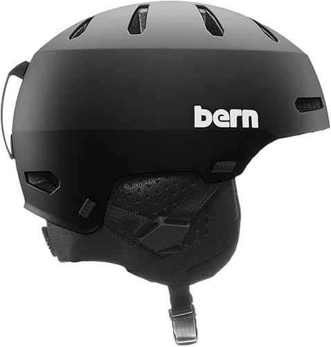 Miniatura 4 de Bern Macon 2.0 - Casco deportivo de esquí y snowboard para hombres y mujeres, estilo borde, certificado multideporte, protección contra impactos