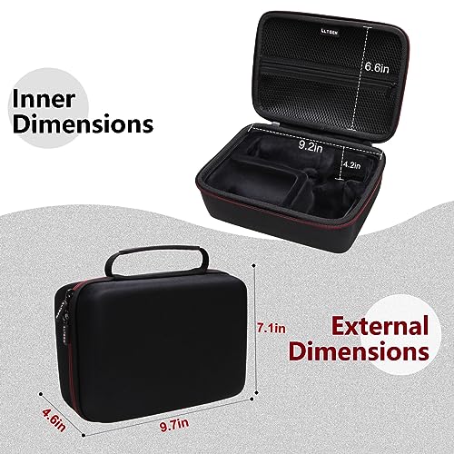 Étui de rangement rigide pour microphone boîtier antichoc noir