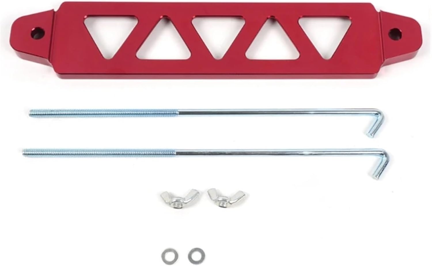 2pcs Adjustable Battery Hold Down,Universal Crossbar(Black)