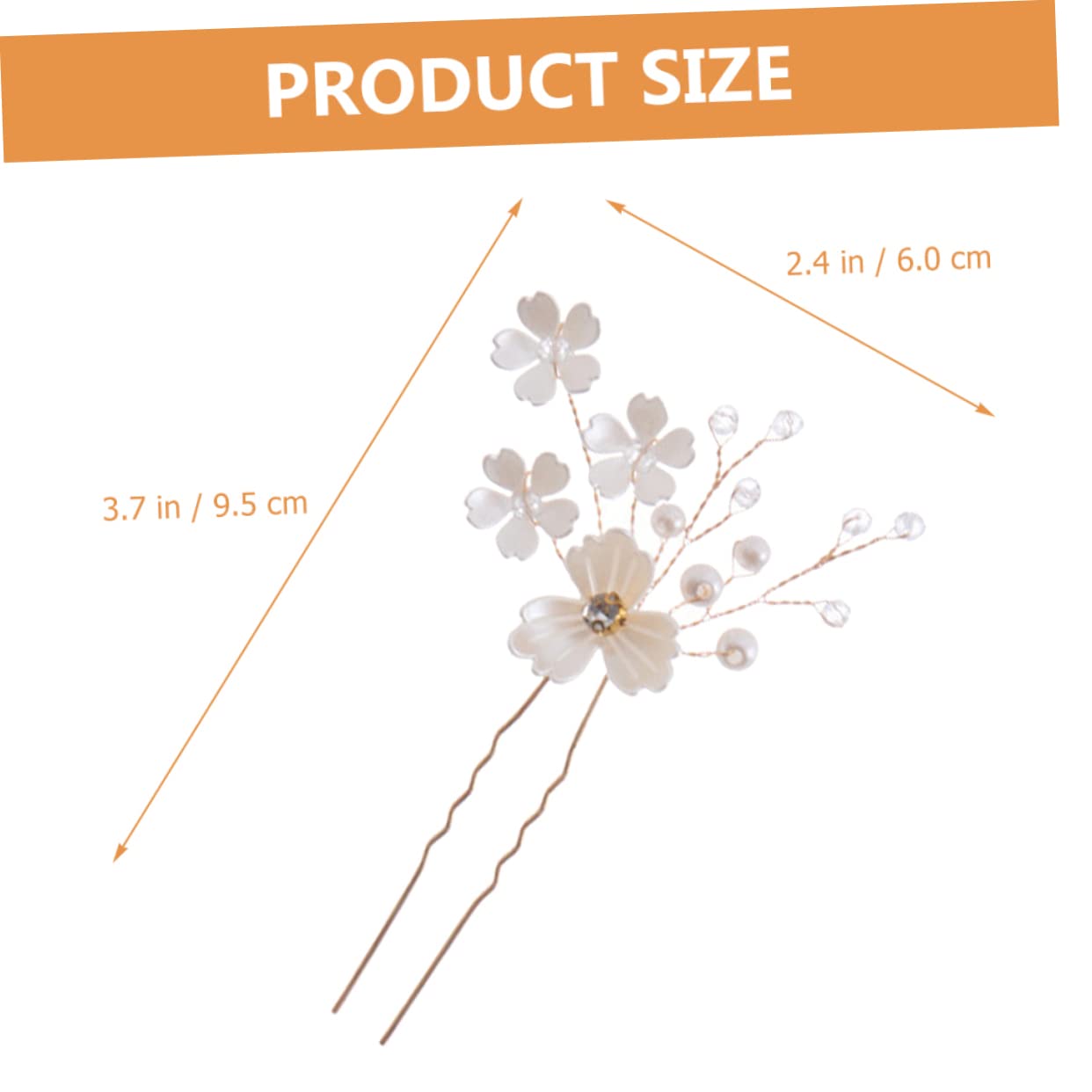 MAGICLULU 5 Stücke Elegante Braut Haar Stick Haarnadel Für Hochzeit Haar Zubehör Für Frauen Haar Dutt Stick