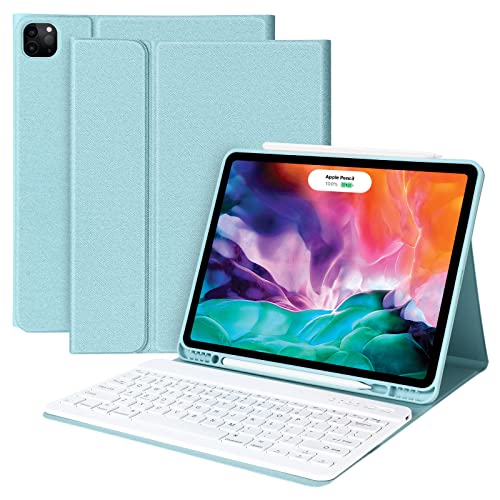 Keyboard Case for iPad Pro 12.9 2021 5th Generation/2020 4th Gen/2018 3rd Gen, 12.9” iPad Pro