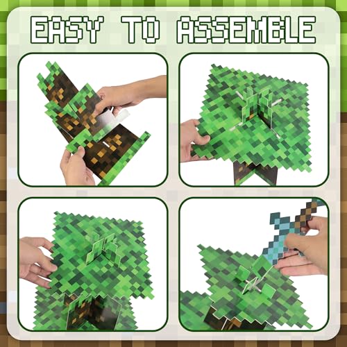 Pixel Theme 3-Tier Cupcake Stand