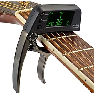 2 en 1 capo guitare tuner capo, Accordeur avec écran, capodastre professionnel, adapté pour guitare acoustique ou… - Les Beatles, Paul McCartney, John Lennon, RIngo Starr, George Harrison 2 en 1 capo guitare tuner capo, Accordeur avec écran, capodastre professionnel, adapté pour guitare acoustique ou… – Image 3