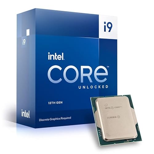Intel Core i9-13900KF Desktop-Prozessor 24 Kerne (8 P-Kerne + 16 E-Kerne) 36M Cache, bis zu 5, 8 GHz, BX8071513900KF