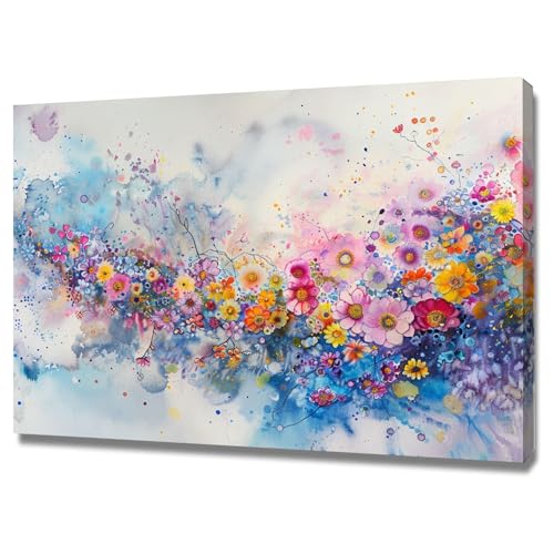 Peinture abstraite florale GFDJKHT - Éveillez l'art dans votre maison