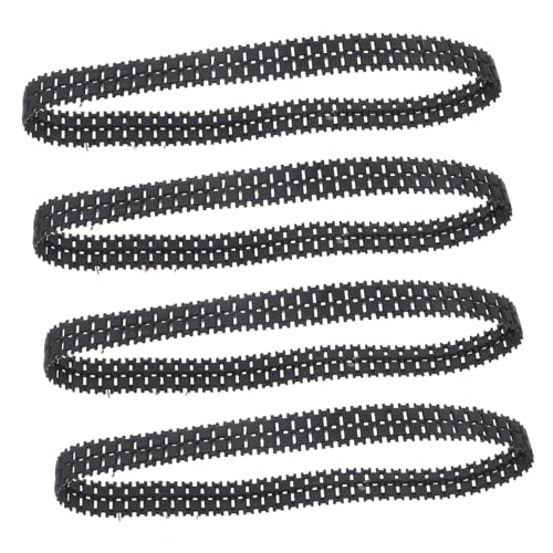 HONMEET DIY Tank Tracks Replacement Pack Large Robot Tracks Tank Wheels Set for DIY Rc Car