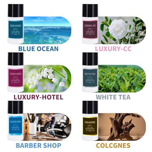 Image of Car Air Freshener Refill Cologne Aromatherapy Oil 10 PCS, Essential Oils Mixed Fragrance Set for Car Diffusers (No Diffuser Included)