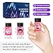 Glow in The Dark Pigment Powder 15 Jar -12 Color Glow Pigment and 3 Color Luminous Flake with UV Lamp - Epoxy Resin Luminous Powder for Slime Kit,Skin, Nail Safe Long Lasting Self Glowing Dye for DIY…