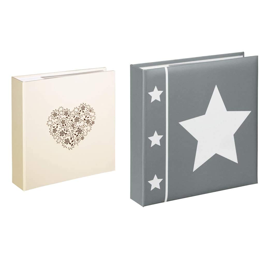 Album Foto Hama 200 Pagine 10x15cm - Beige Con Motivo Cuori - Foto 9