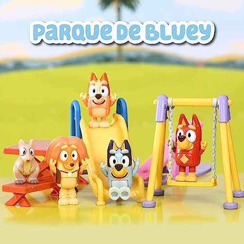 Bluey - Playset, Playset with 5 Series Character Figures and Park Accessories, Swing, Slide, Rocker and Picnic Table, Boys and Girls + 3 Years, Famous (BLY51000) - Image 2