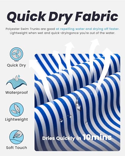 maamgic Mens Swim Trunks Quick Dry Swim Shorts with Mesh Lining Funny Swimwear Bathing Suits 7inch2