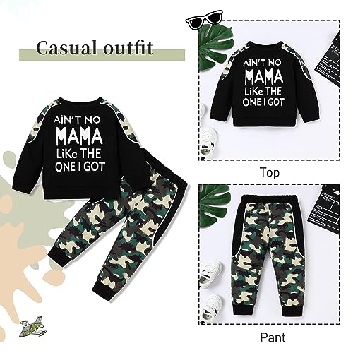 Image of TUEMOS Toddler Boy Clothes Sweatsuits Fall Winters Boy Outfits