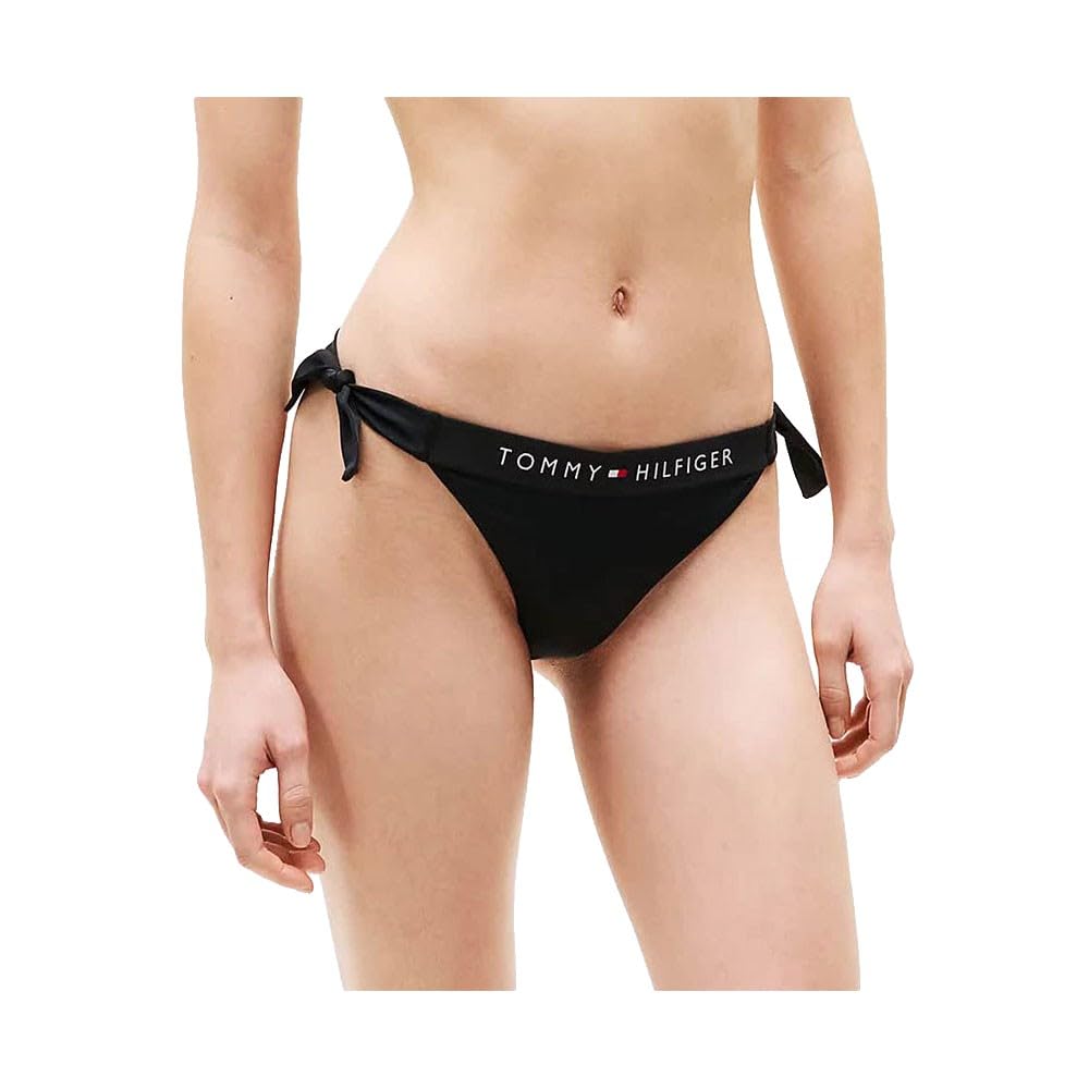 Tommy Hilfiger Damen Bikinihose Seitliche Schnürung Side Tie Cheeky Bikini Sport