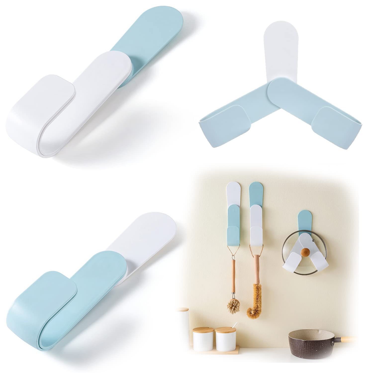 Porte Casserole Mural Support De Couvercle De Casserole Mural à Plusieurs Compartiments Pliable, Accessoires De Suspendu IKEA