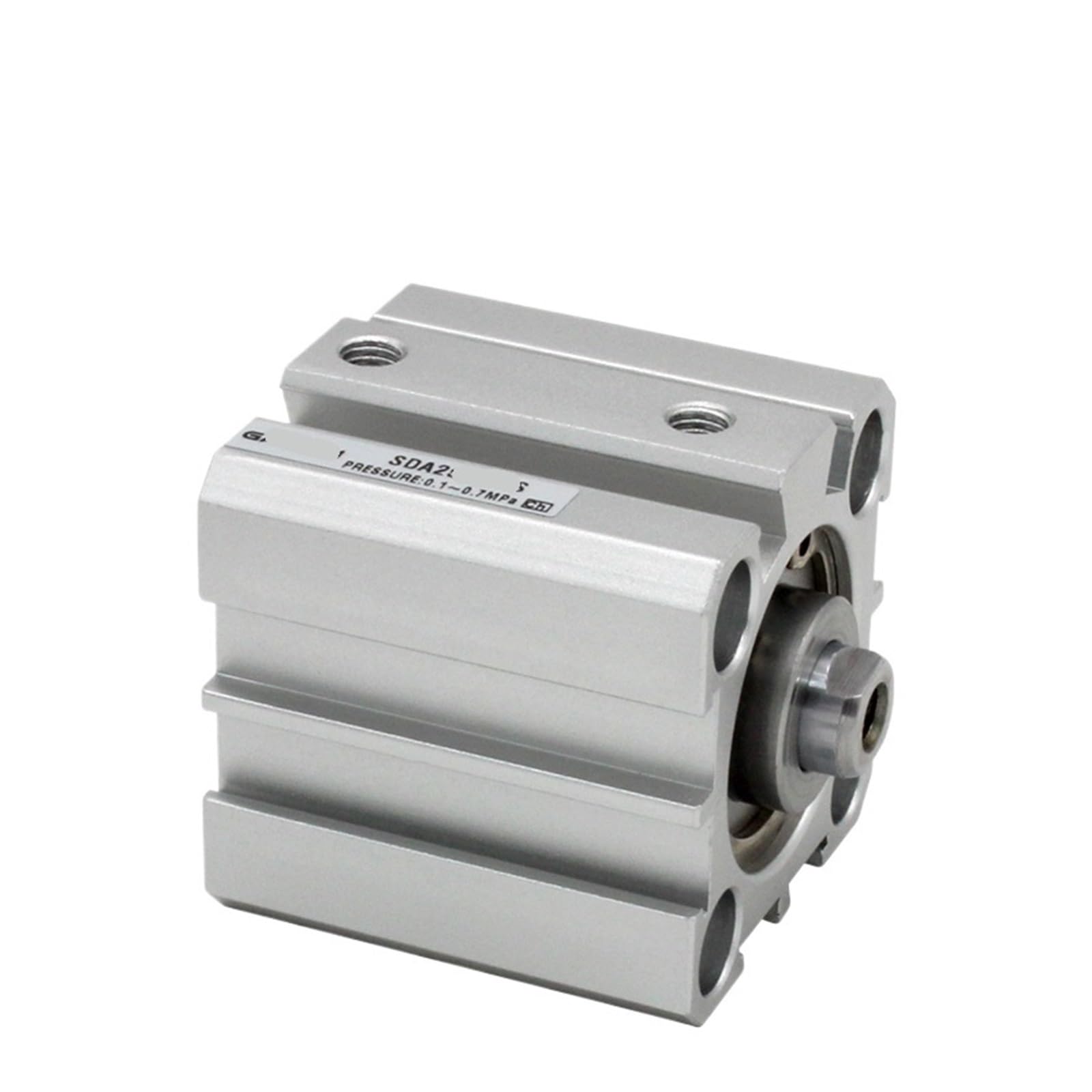 KXIWLUFV SDA50 Pneumatic Cylinder Double Acting Compact Stroke 5-100 mm SDA50X50S SDA50X75 SDA50X100(Sda50x75)