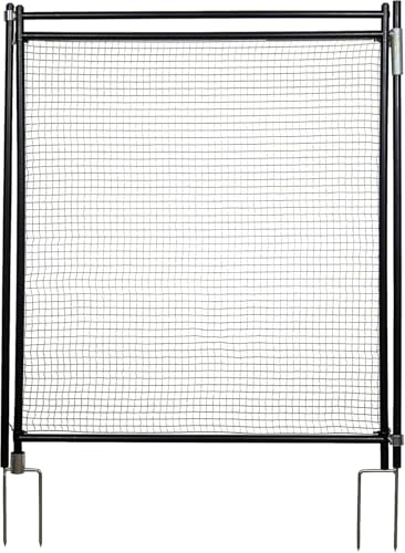 horizont Tor für Begrenzungszaun 80-95 cm, ohne Stom - Gartenzaun Tor, Tür für Netze, ideal einsetzbar für Camping und Garten