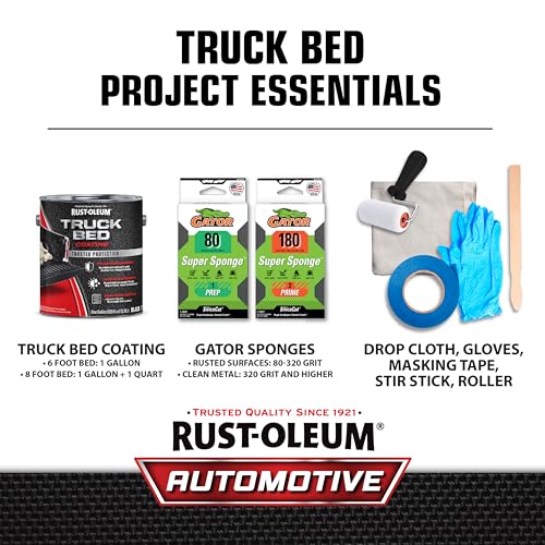 Rust-Oleum 342669-2PK Truck Bed Coating, Gallon, Black, 2 Pack - image 9