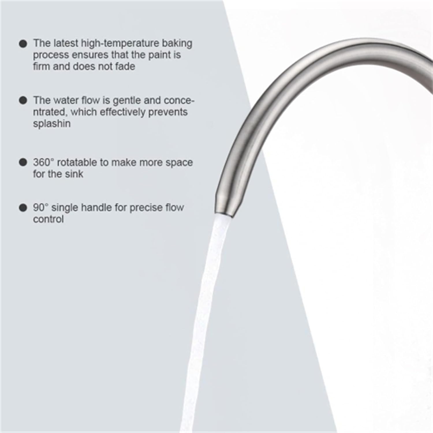 Kitchen Water Filter Faucet, Drinking Water Faucet Water Filter Suitable for Family Restaurant Laundry Room Any Sink