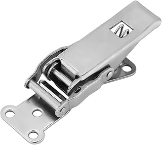 Latch Hasp, Stainless Steel Cabinet Case Latch Catch Spring Loaded Toggle Hasp Hardware, Hardware Hasps