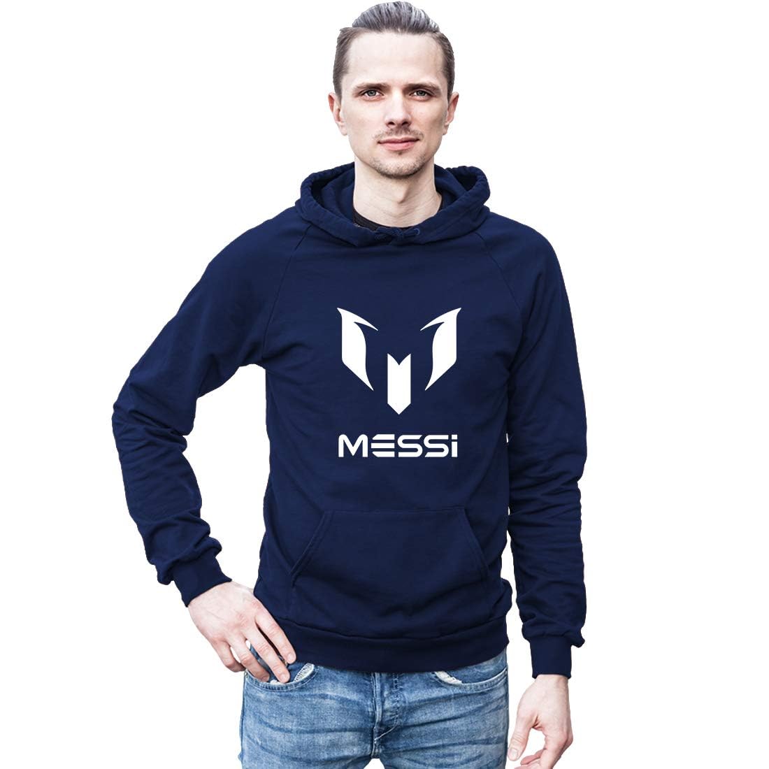 Messi Liverpool Hoodie Blue Men's Arsenal Sweatshirt Messi Manchester United Women Hooded-image-49