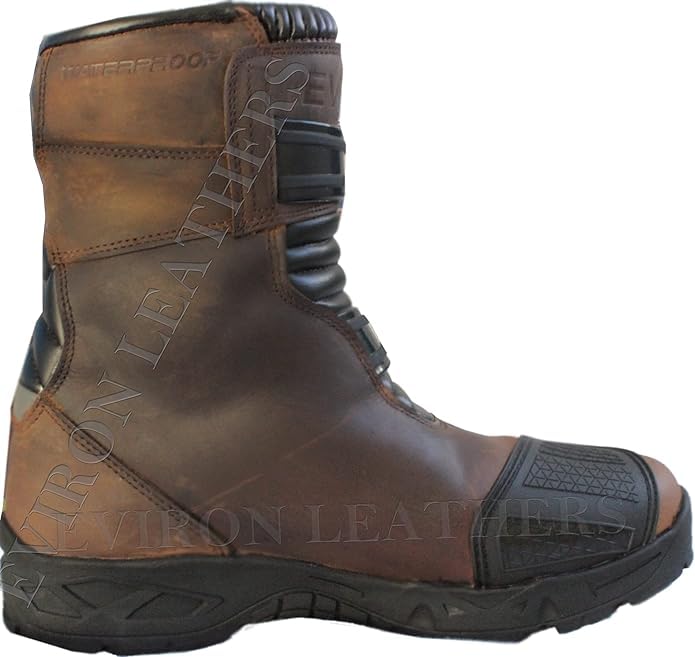 EVIRON Adventure Low Motorrad Motorrad Leder Stiefel MX Off Road Stiefel