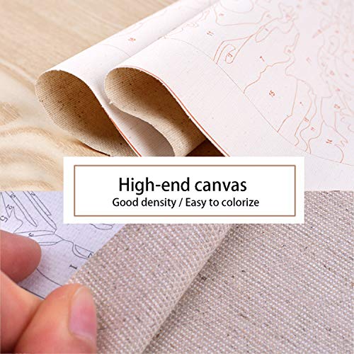 Malen Nach Zahlen Erwachsene - DIY Handgemalt Ölgemälde Kit für Anfänger, Kinder und Erwachsene, Paint by Numbers… – Bild 4