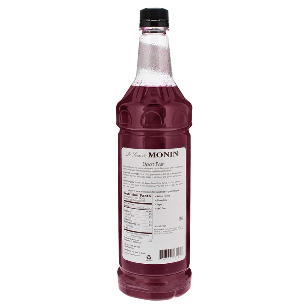 Buy Monin Desert Pear Syrup, Bold Flavor of Prickly Pear Cactus