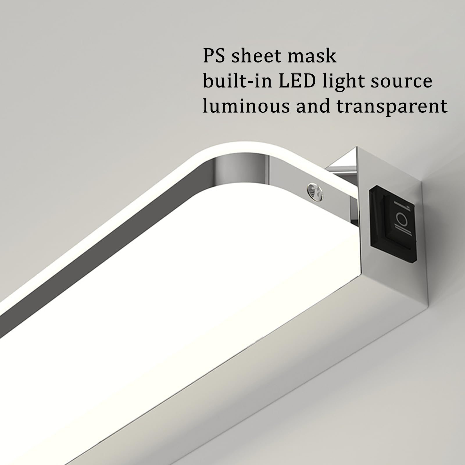 LED Luz de Espejo Baño con Sensor de Movimiento Impermeable Lámparas de Pared Inoxidable Interior Armario con Espejo Lámpara Apliques de Pared para Tocador Armario Luz Neutro 4000K (Plateado,62cm)