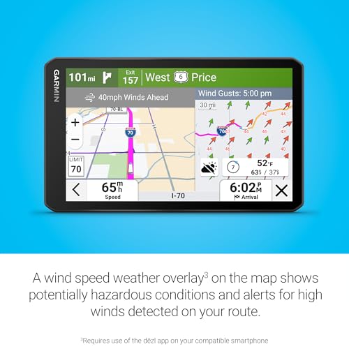 Garmin dēzlCam™ OTR725 GPS Navigator