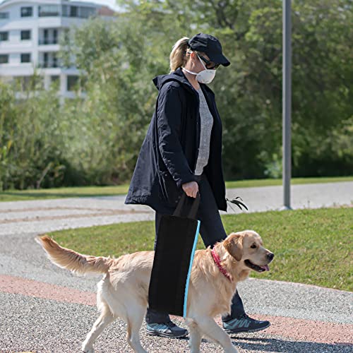 XGzhsa Hundegeschirr, Gehhilfe Hund Tragehilfe, Tragegeschirr Notfall Hebegeschirr Für Hunde, Helfen Sie Dem Hund Zu Laufen, Auf Schwachen Beinen Zu Stehen, Treppen Zu Steigen, 134 x 16CM, Blau