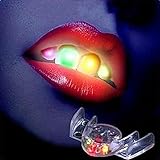 WPC Halloween Accessories LED Flash Teeth Braces Toy(3pcs) - Flashing LED Light Up Vampire Glow Teeth Mouth Braces for Adult, Children in Halloween Christmas,Party, Outdoor