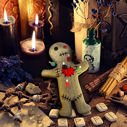 Set de 8 Muñecos Vudú con Alfileres de Calavera 7" miniatura 6