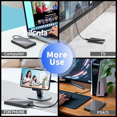 Carcasa externa SATA a USB para disco duro 2.5 pulg miniatura 7