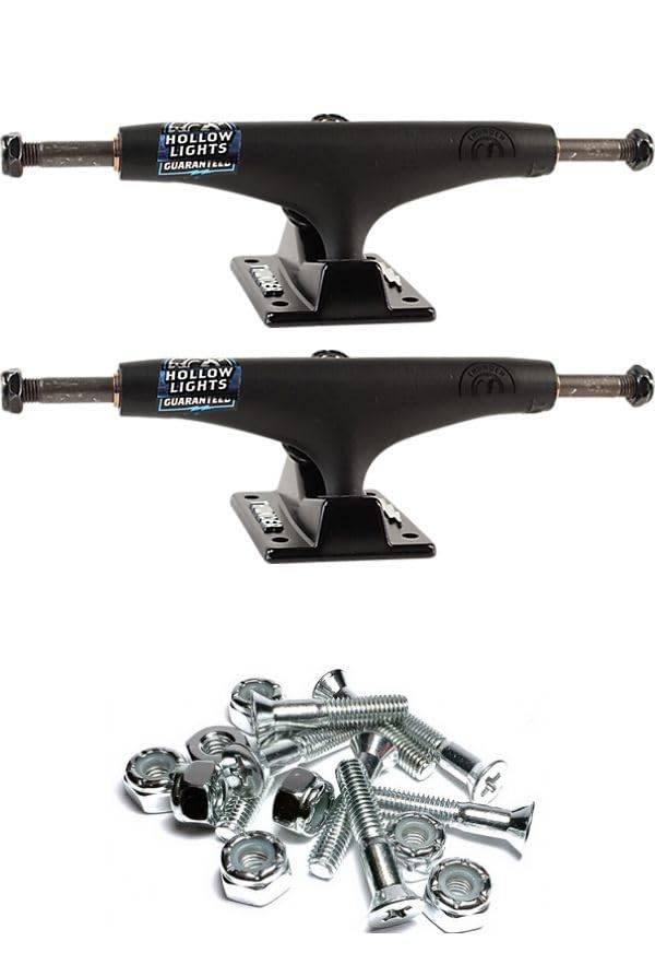 Thunder Trucks 147mm Night II Hollow Lights Black Skateboard Trucks - 5.25