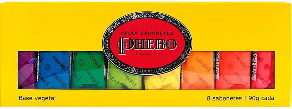 Kit Sabonete, PHEBO, Amarelo, 720g
