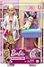 Barbie Careers Playset, Pediatrician Set with Blonde Doctor Doll, Brunette Patient Small Doll, Exam Table & Accessories