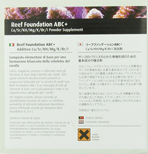 Red Sea Fish Pharm ARE22007 Reef Foundation Salt Water Conditioners for Aquarium, 1kg