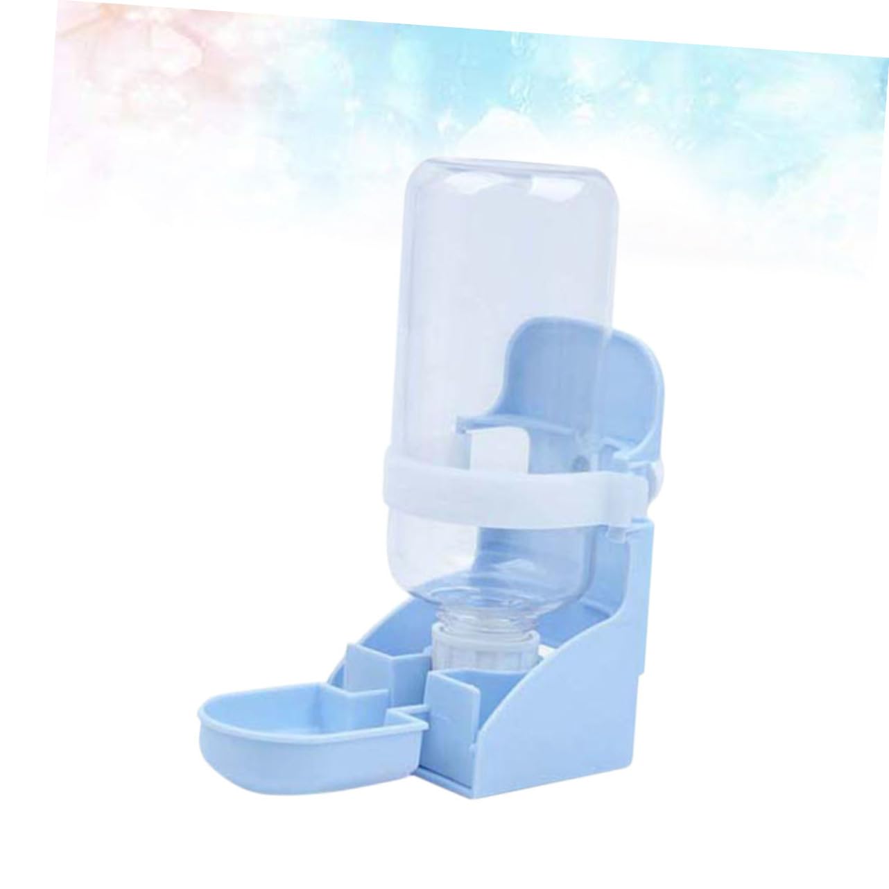 Yardwe 2stücke Pet Wasserspender Für Katzen Und Hunde Automatische Trinklösung Für Käfige Hängendes Design Und Praktisch Blau Für Haustiere Und Vögel