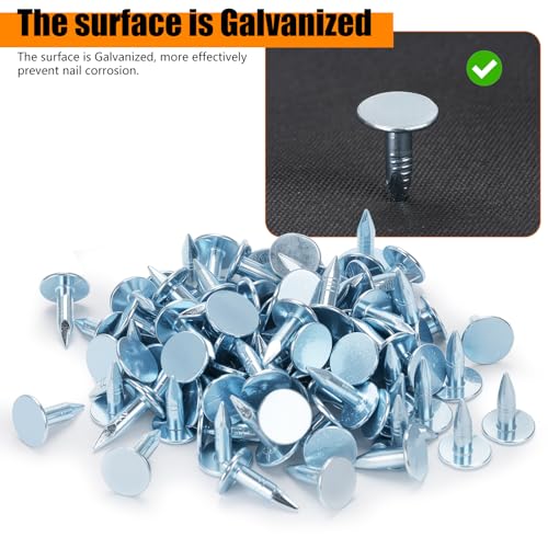 oumuik 100 Stück Dachpappennägel/Filznägel, Dachnägel für Filz für Schuppen, Nägel für Holz…