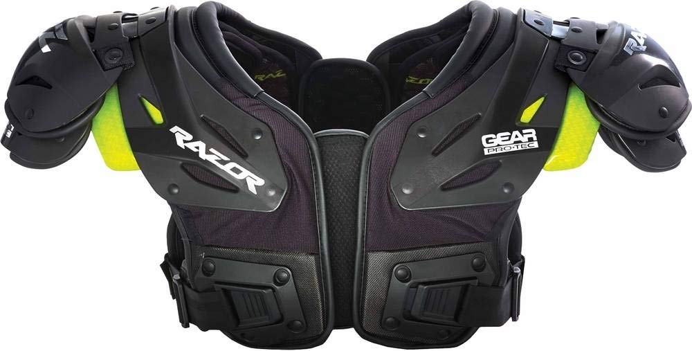 PRO GEAR ショルダーパッド 16-17インチ Amazon.co.jp: Gear Pro-Tec Razor フットボールショルダーパッド（2X