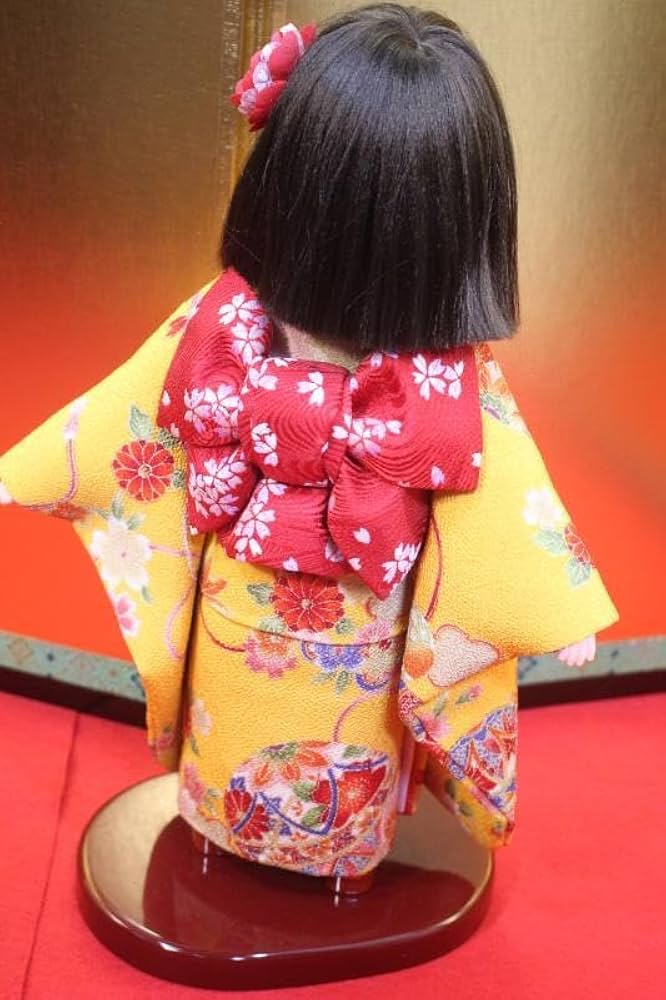 ももけろ堂　手作り市松人形 豆市松人形　小さないちまさん ももけろ堂 身長約12.5cmの市松人形その2 豆市松人形 雛飾りに