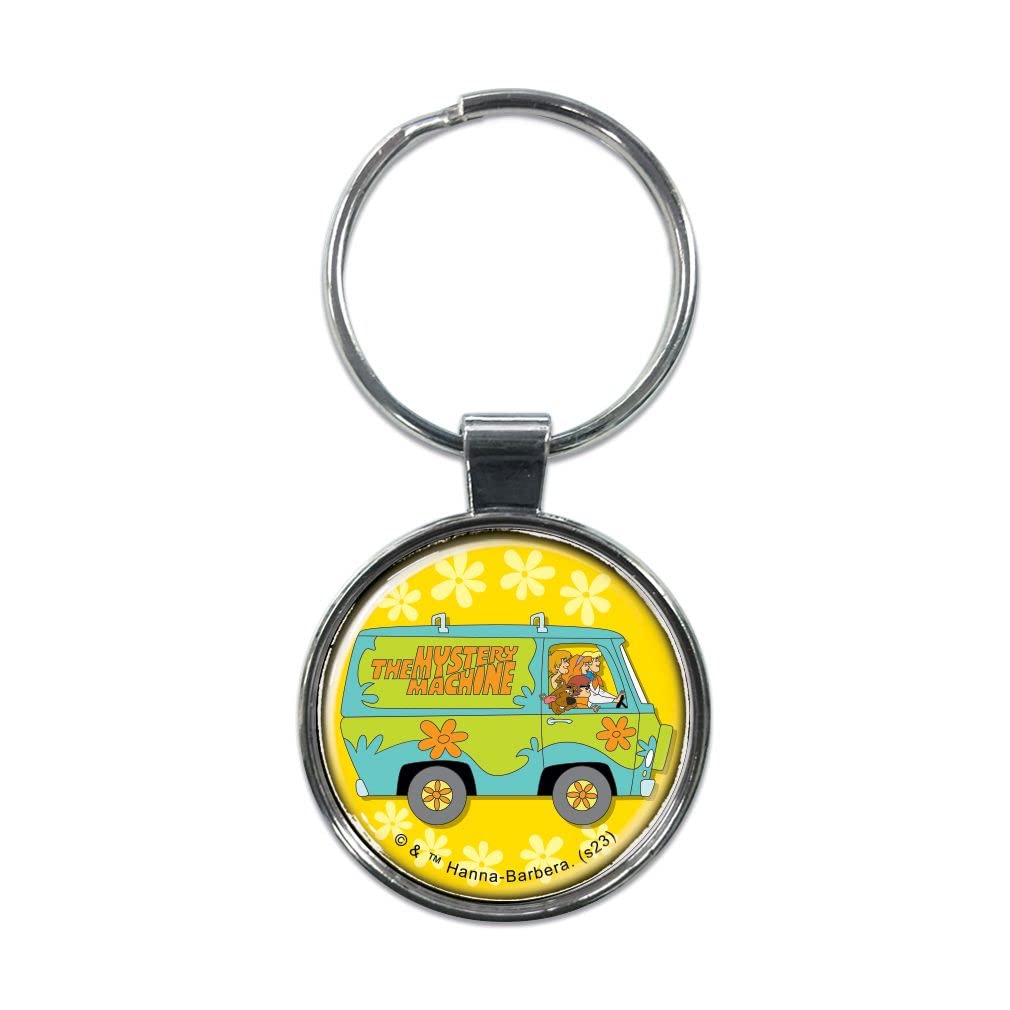 Ata-BoyScooby Doo Mystery Machine 1.5" Fob Keychain for Keys, Backpack Pulls and More, Scooby-doo, One size